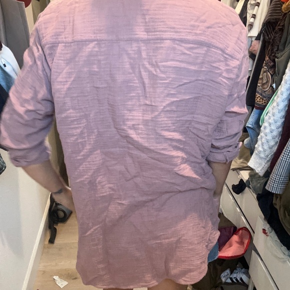 Madewell dusty rose button up - Picture 3 of 4